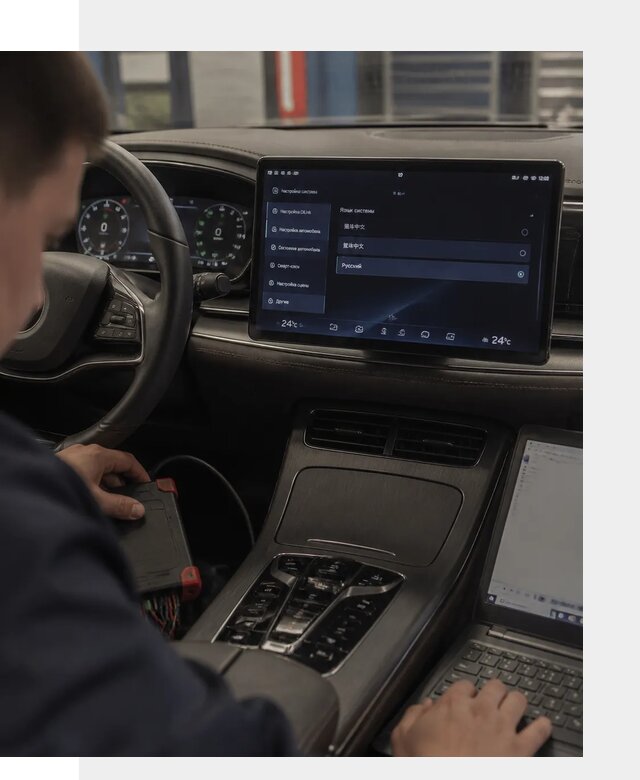 Русификация автомобиля BYD HAN для эксплуатации в Красноуфимске